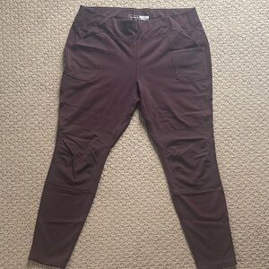 Carhartt Fitted Brown Pants/Leggings